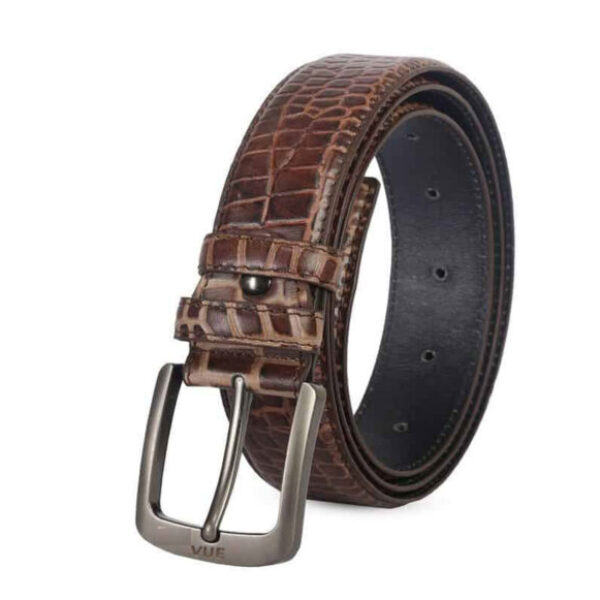 Croco Print Leather Belt VC-B45