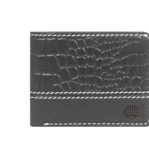 Croco design Leather short Wallet VC-W180